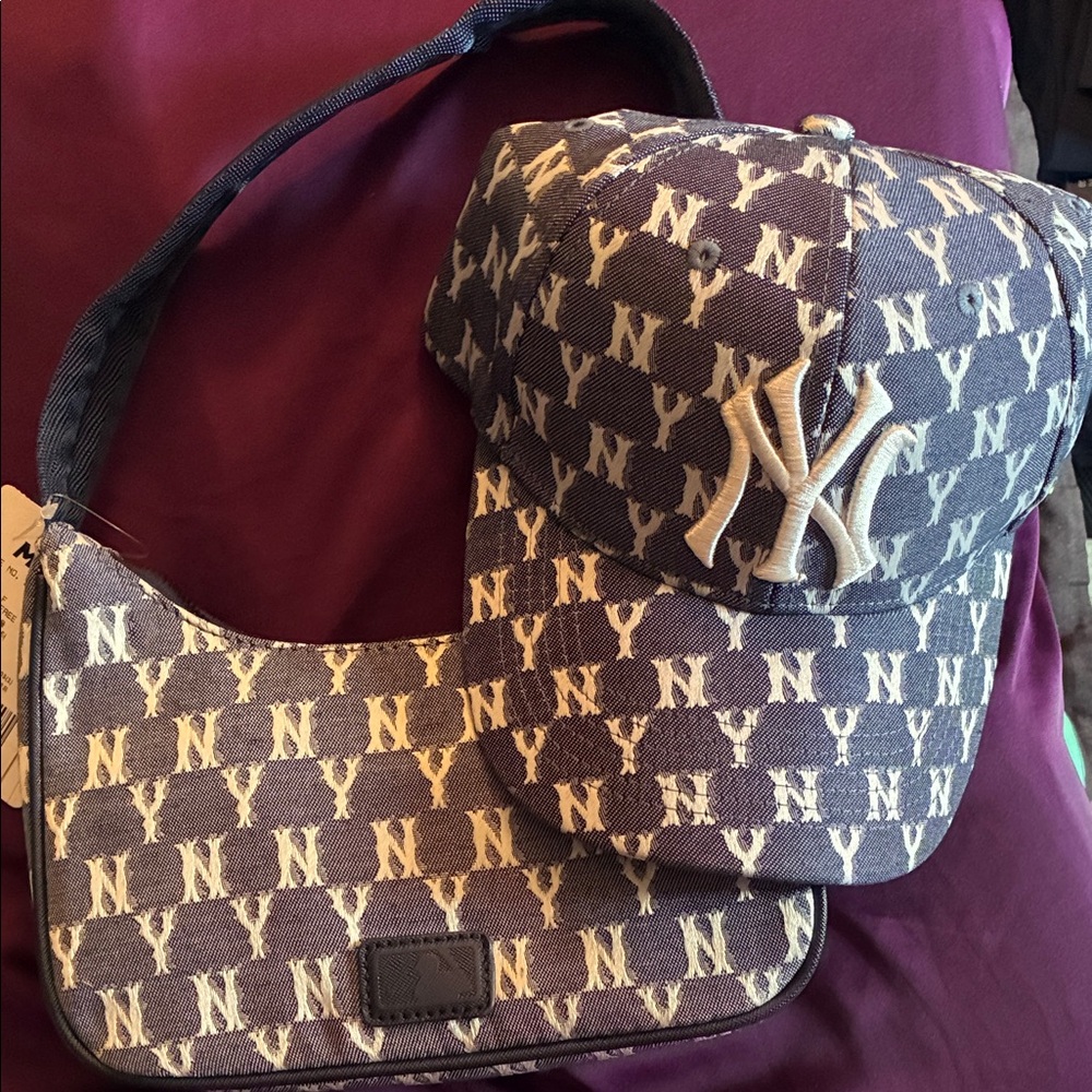 MLB Blue and White Mini Bag